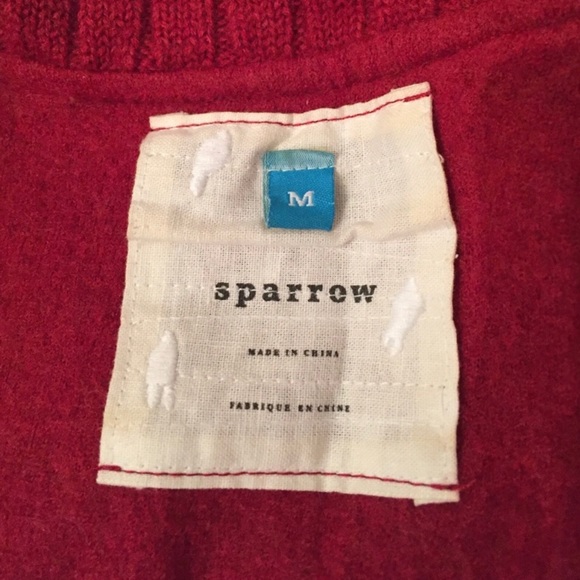 Anthropologie Red wool sweater - Picture 4 of 6